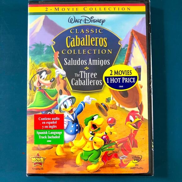 New Walt Disney Classic Caballeros Collection DVD Goofy Donald Duck - Picture 1 of 1